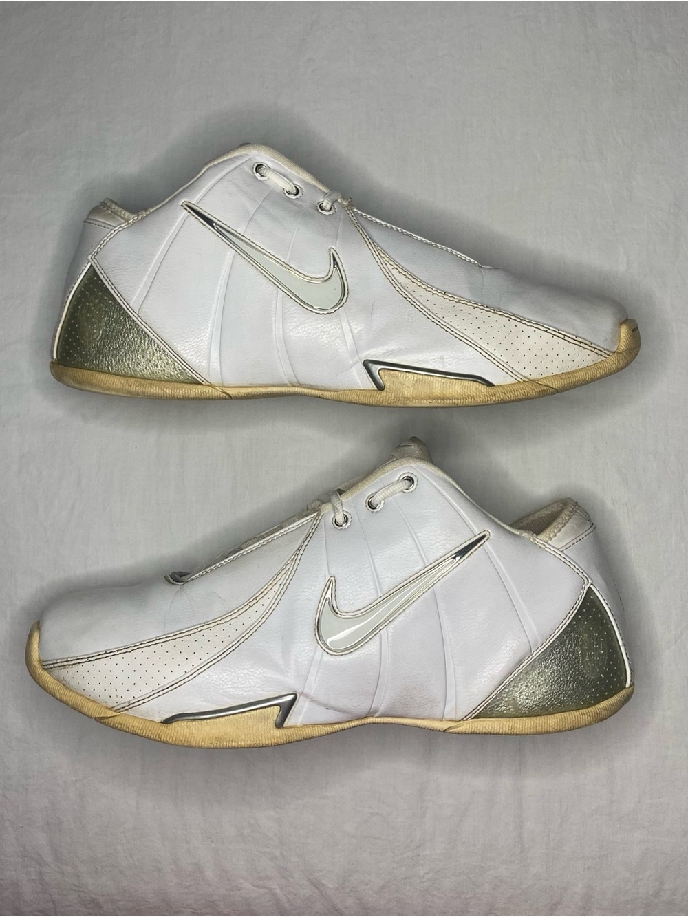 Size 13 Nike Uptempo Encapsulated 2009 White Vintage Y2K Retro Men’s Streetwear